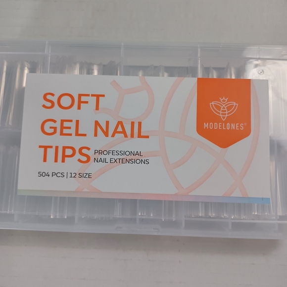 Modelones Soft Gel Nail Tips NEW (504 Pc. 12 Sizes) Professional Nail Extensions - Picture 4 of 5